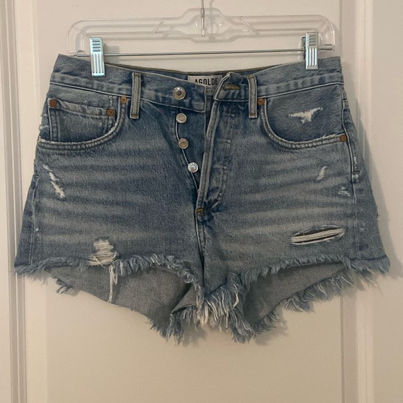 AGOLDE Parker High Wasited Jean Shorts - Picture 10 of 15